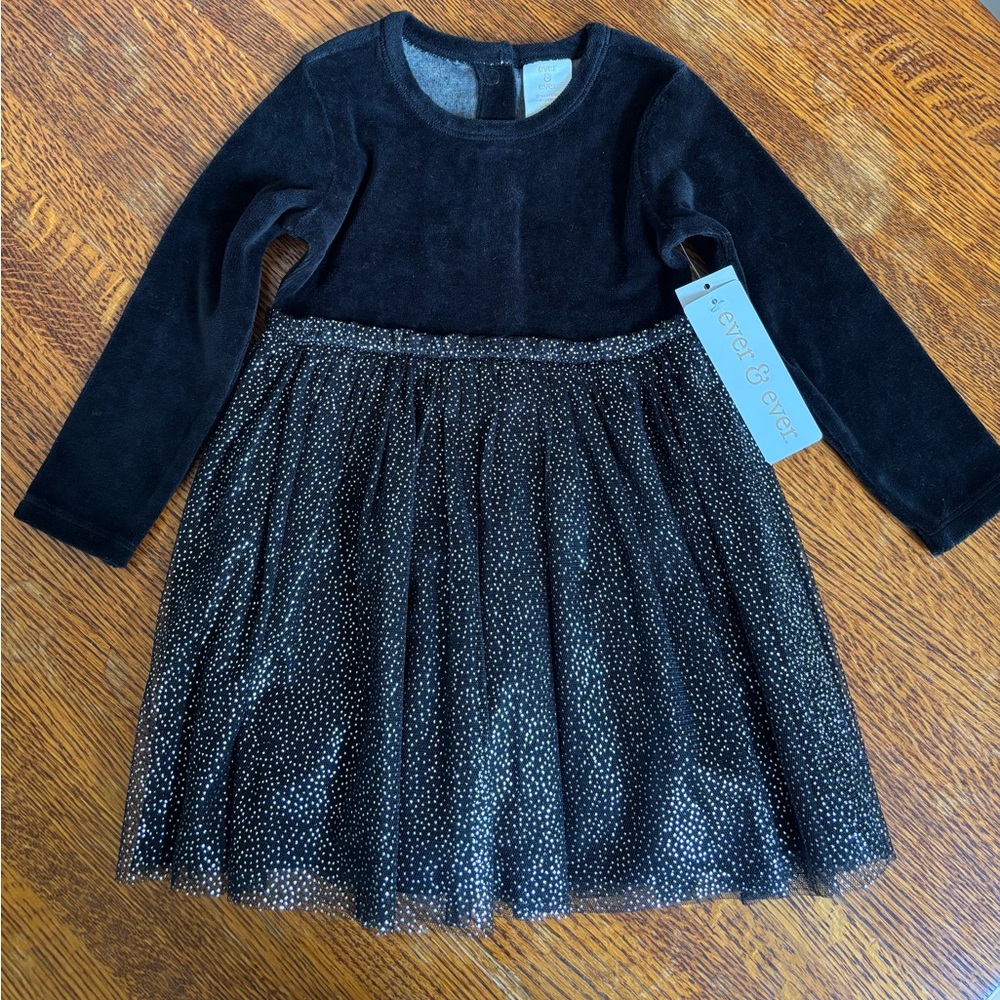 Black Kids Casual Dress
